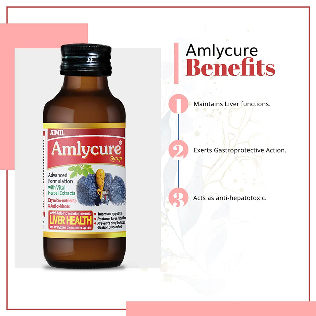 Aimil Ayurvedic Amlycure D S Capsule,Syrup & Syrup D S