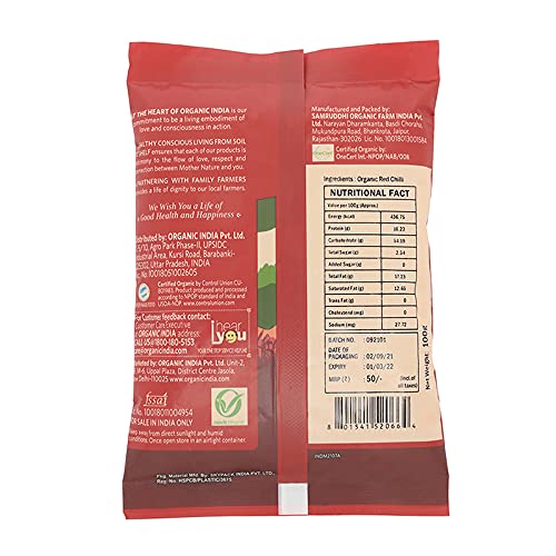 Organic India Red Chilli Powder 100g