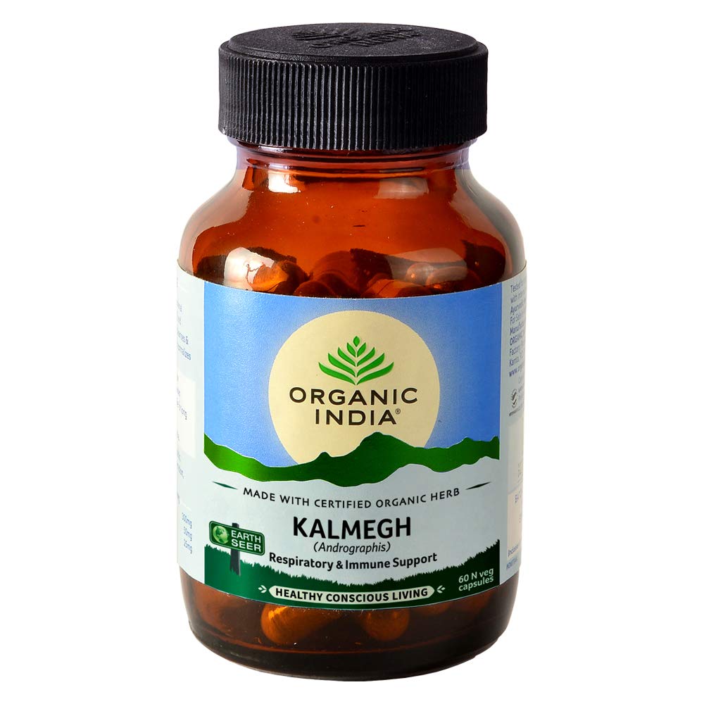 Organic India Ayurvedic Kalmegh to Detox your Body & Boost Immunity Capsule