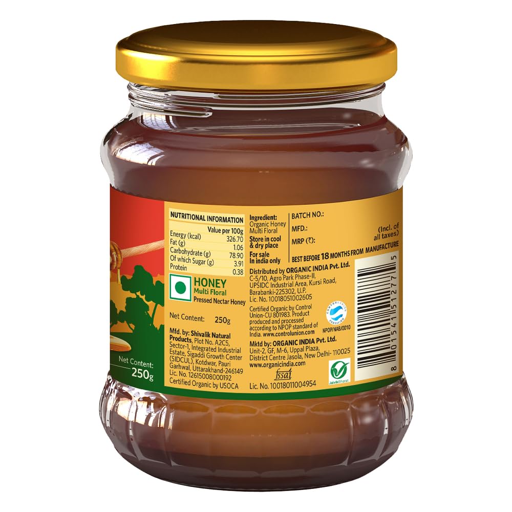 Organic India Multi Floral Honey 250g & 500g