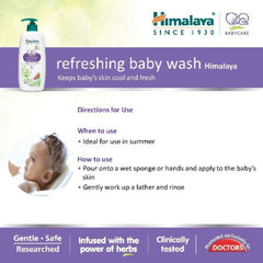 Himalaya Herbal Ayurvedisches erfrischendes Baby-Pflegewaschen Hält Babys Haut kühl und frisch Flüssig