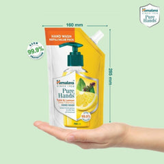 Himalaya Herbal Аюрведический уход за телом Чистые руки Тулси и лимон Глубоко очищающие листья Мытье рук без жира и запаха