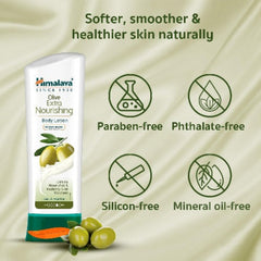 Himalaya Herbal Ayurvedic Personal Care Olive Extra Nourishing Body Lotion nährt die Haut tiefenwirksam und stellt die Feuchtigkeitslotion wieder her