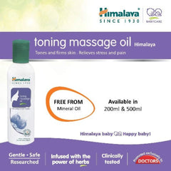 Himalaya Herbal Ayurvedisches Toning-Massageöl, strafft und festigt die Haut, lindert Stress und Schmerzen, 200 ml