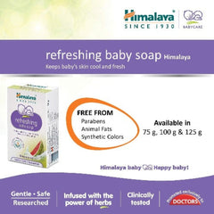 Himalaya Herbal Ayurvedic Erfrischende Babypflegeseife Hält Babys Haut kühl und frisch Seife