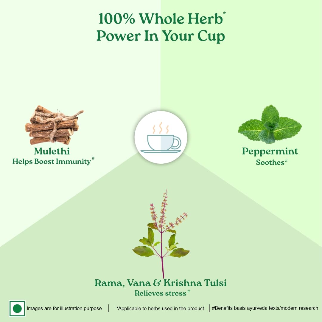 Organic India Tulsi Mulethi Tea Green Tea 25 Infusion Bag