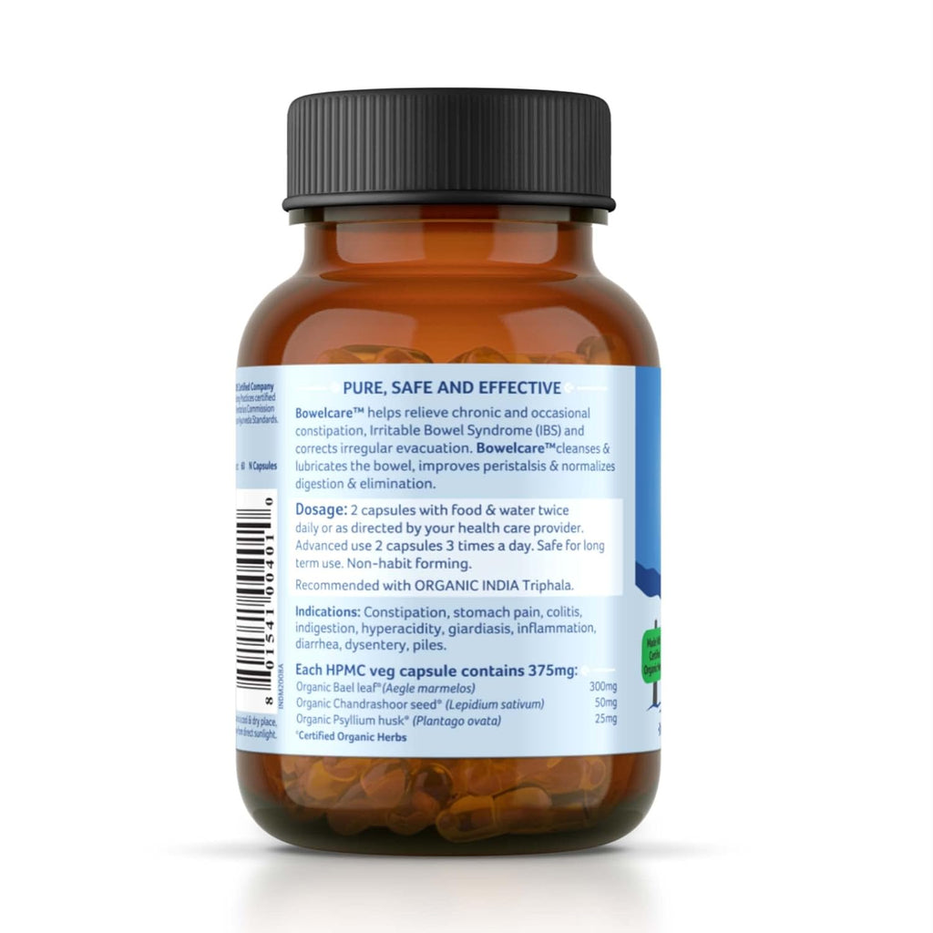 Organic India Ayurvedic Bowelcare Capsule