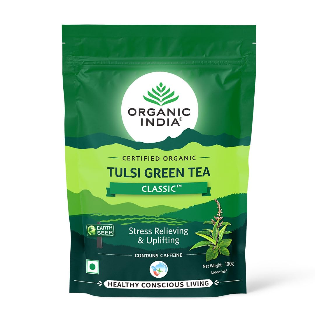 Organic India Tulsi Green Tea Classic
