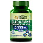 Himalayan Organics Glucosamine Chondroitin MSM 4000mg Vegetarian 120 Tablets