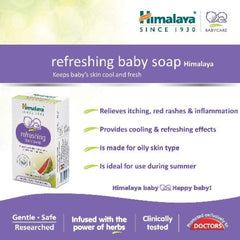 Himalaya Herbal Ayurvedic Erfrischende Babypflegeseife Hält Babys Haut kühl und frisch Seife