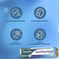 Himalaya Herbal Ayurvedic Personal Care Sparkling White Toothpaste