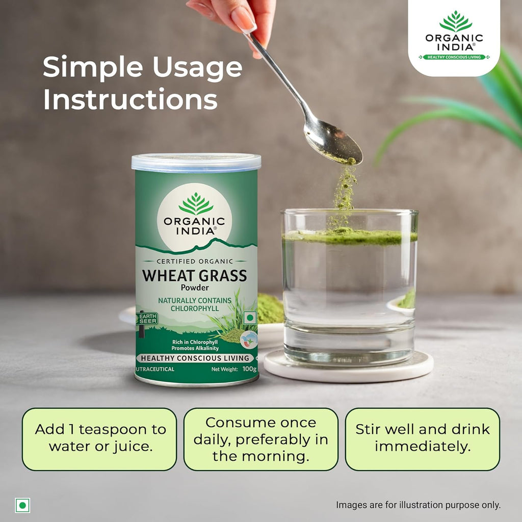Organic India Organic Wheatgrass Powder 100g