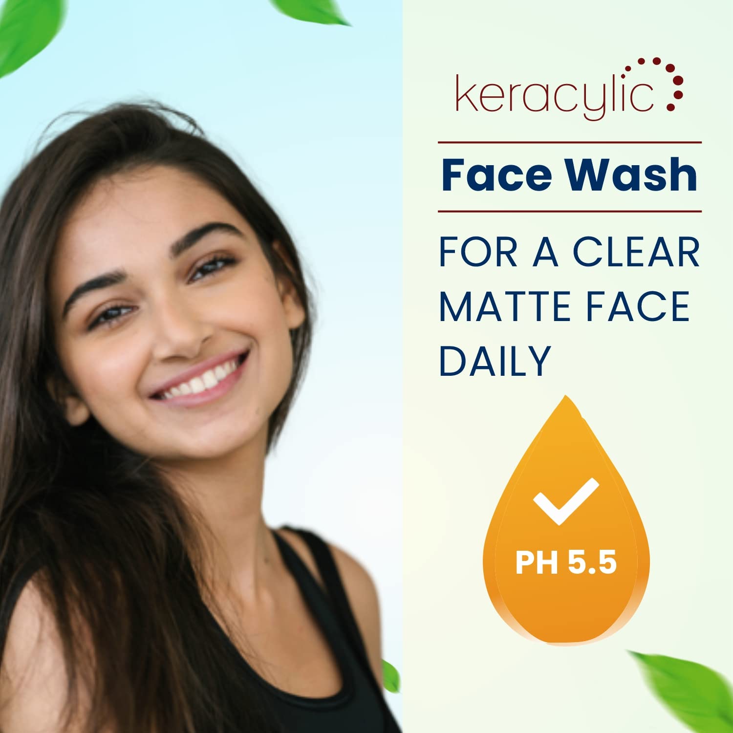 Leeford Keracylic with encapsulated Active Beads Facewash 70g