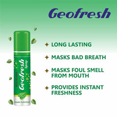 Geofresh Cool Mint,Elaichi and Pan Flavor Mouth Freshener Spray