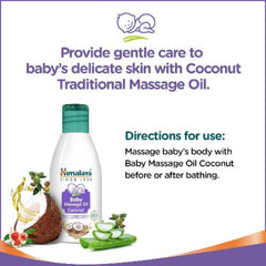 Himalaya Herbal Ayurvedic Baby Care Massage Regular Massaging Strengthens Muscles And Enhances Growth (Coconut) Oil