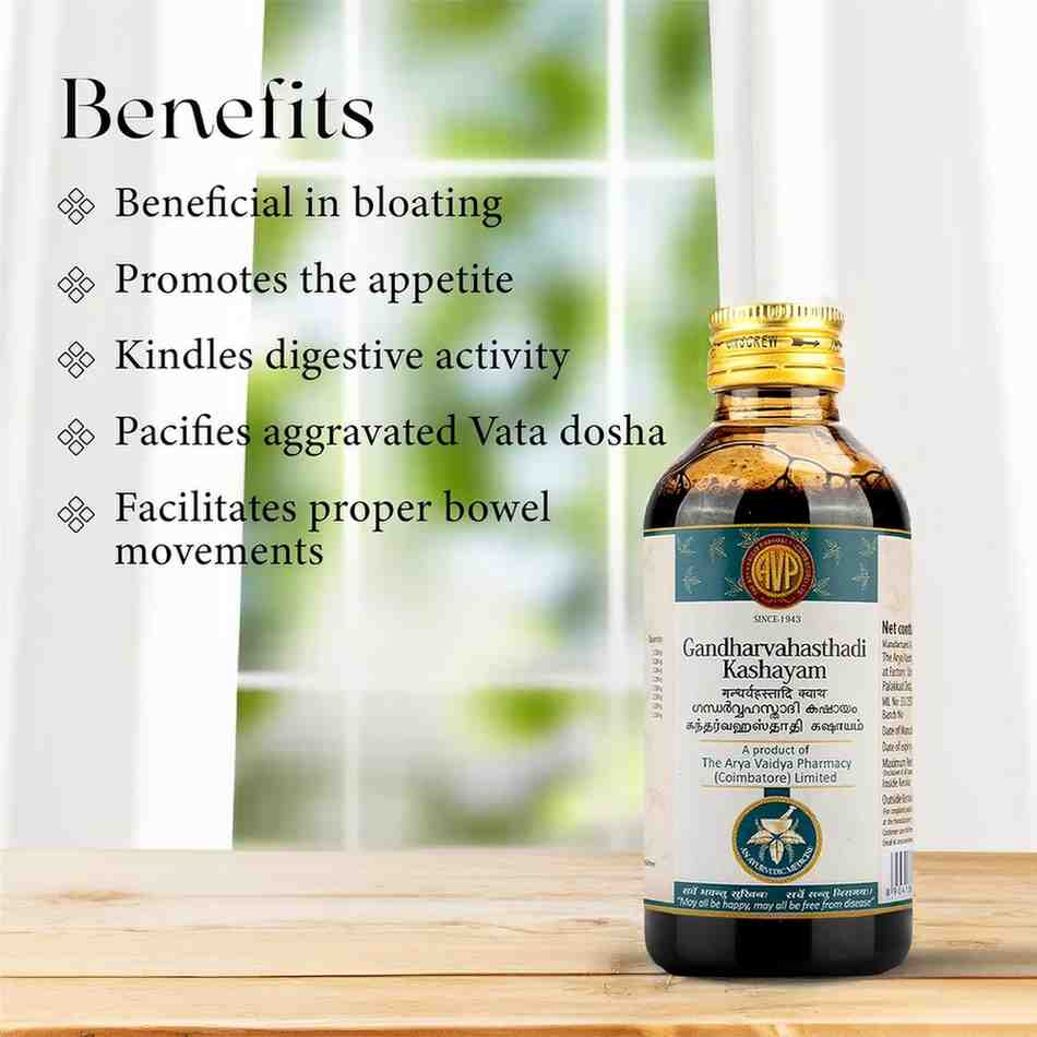 AVP Ayurvedic Gandharvahasthadi Kashayam Liquid 200ml
