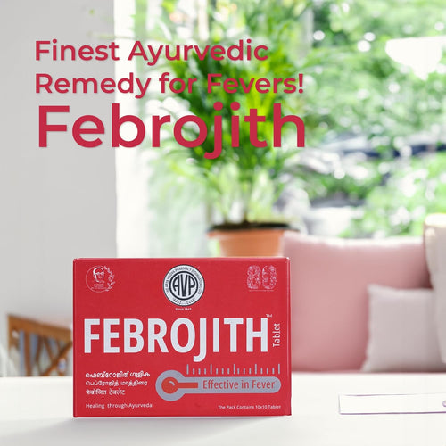 AVP Febrojith Ayurvedic Tablets – 1 × 10 Tablets