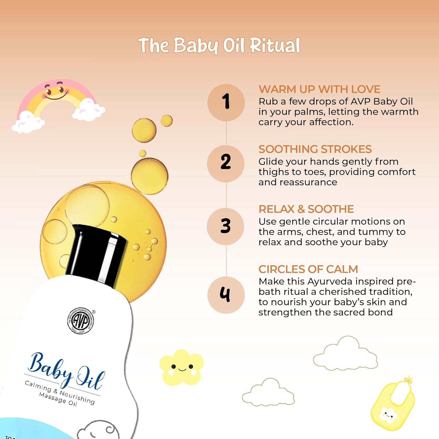 AVP Ayurvedic Baby Oil 100ml