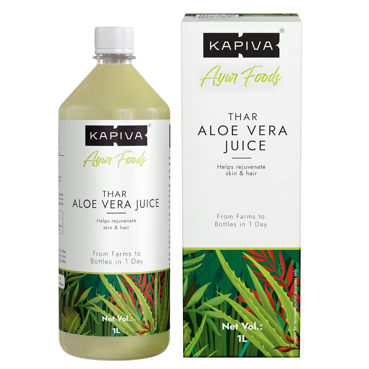 Kapiva Thar Aloe Vera Juice 1 Litre