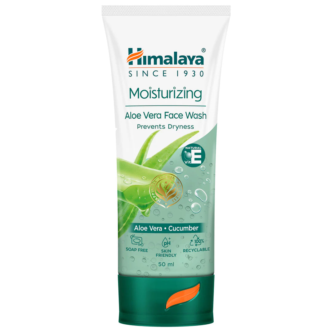 Himalaya Herbal Ayurvedic Personal Care Увлажняющее средство с алоэ вера охлаждает и смягчает сухую кожу для умывания лица