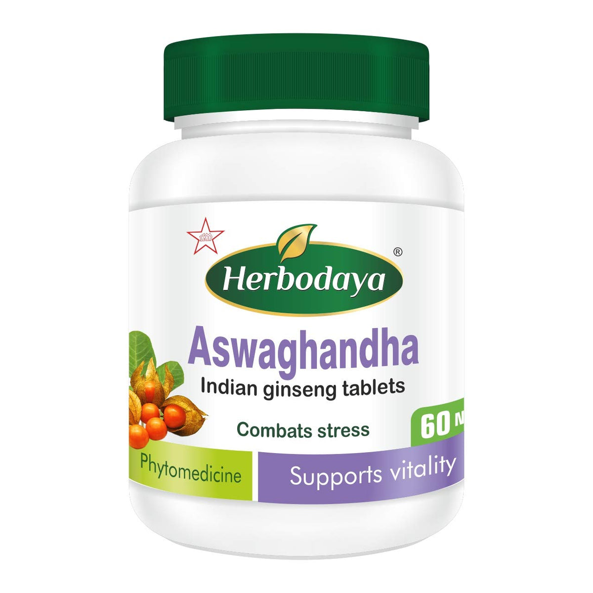 Skm Siddha Ayurveda Herbodaya Aswagandha 550mg 60 Tablets