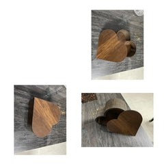 Wooden Decor Fancy Heart shape Wooden Sweet Box Materials Mdf Pain