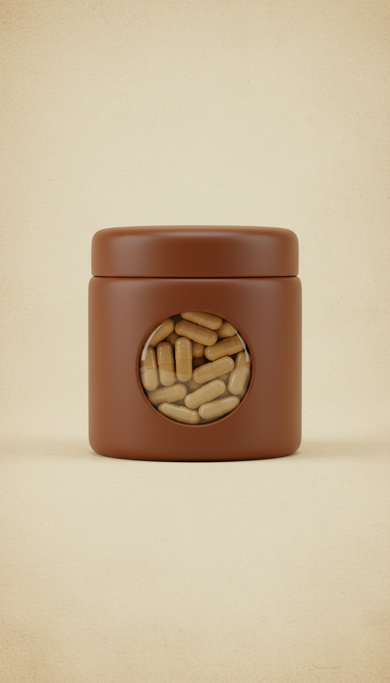 Ayurvedic Spice Capsules Eco Jar