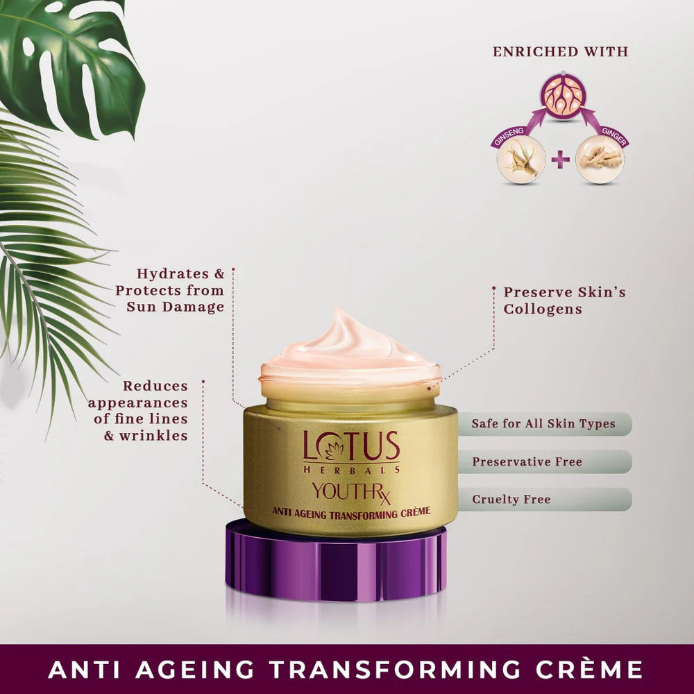 Lotus Herbals Cosmetics YouthRX Wrinkle Defense Day and Night Cream