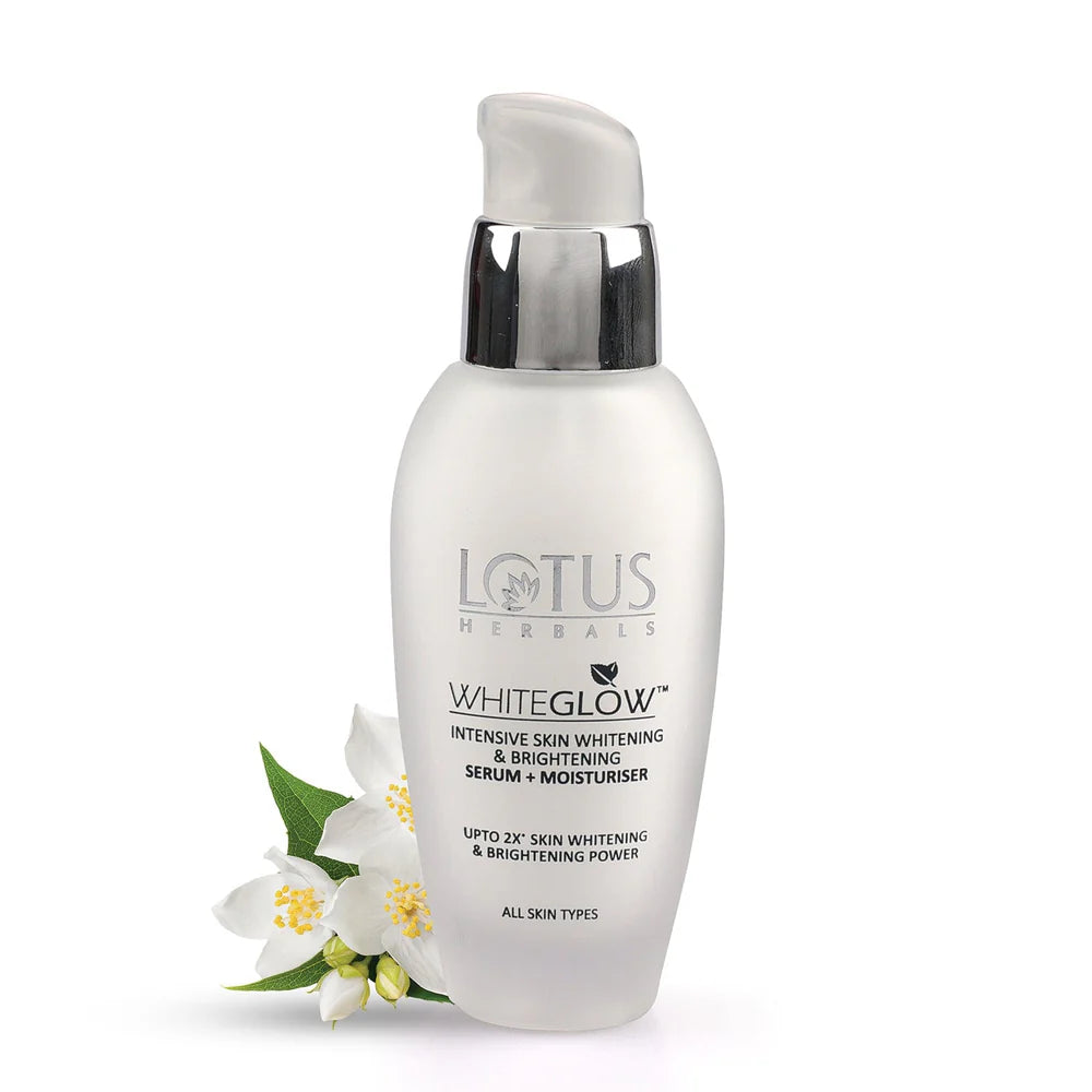 Lotus Herbals Cosmetics WhiteGlow Skin Brightening Serum+ Moisturiser