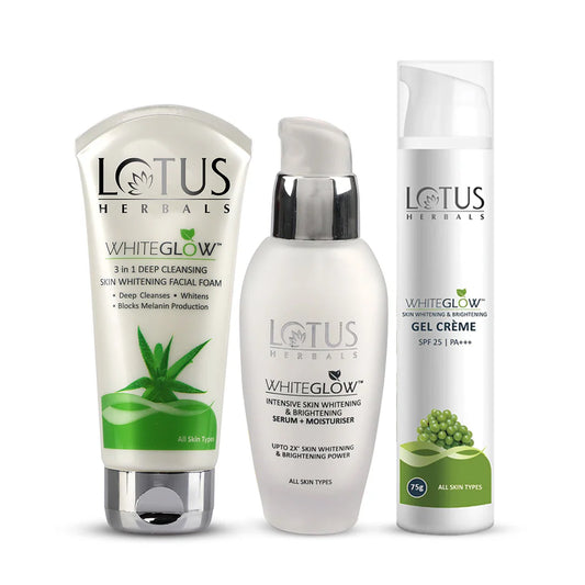 Lotus Herbals Cosmetics Best Selling Glow Essentials Combo