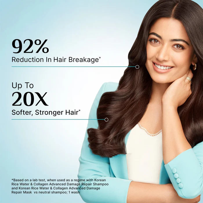 Pilgrim Cosmetics Korean Rice Water & Collagen Advanced Damage Repair Hair Mask 200 g | 7.05 oz