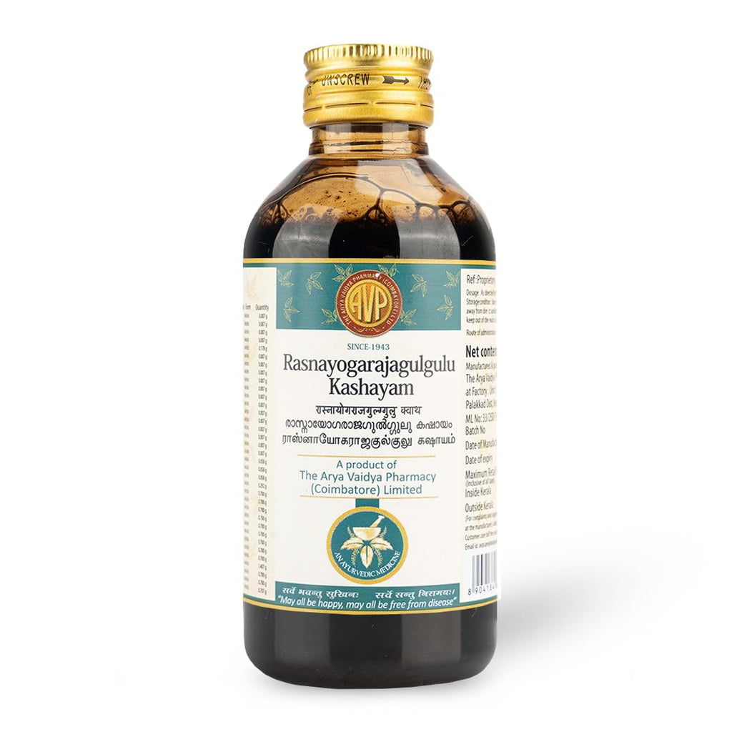 AVP Ayurvedic Rasnayogarajagulgulu Kashayam Liquid 200ml