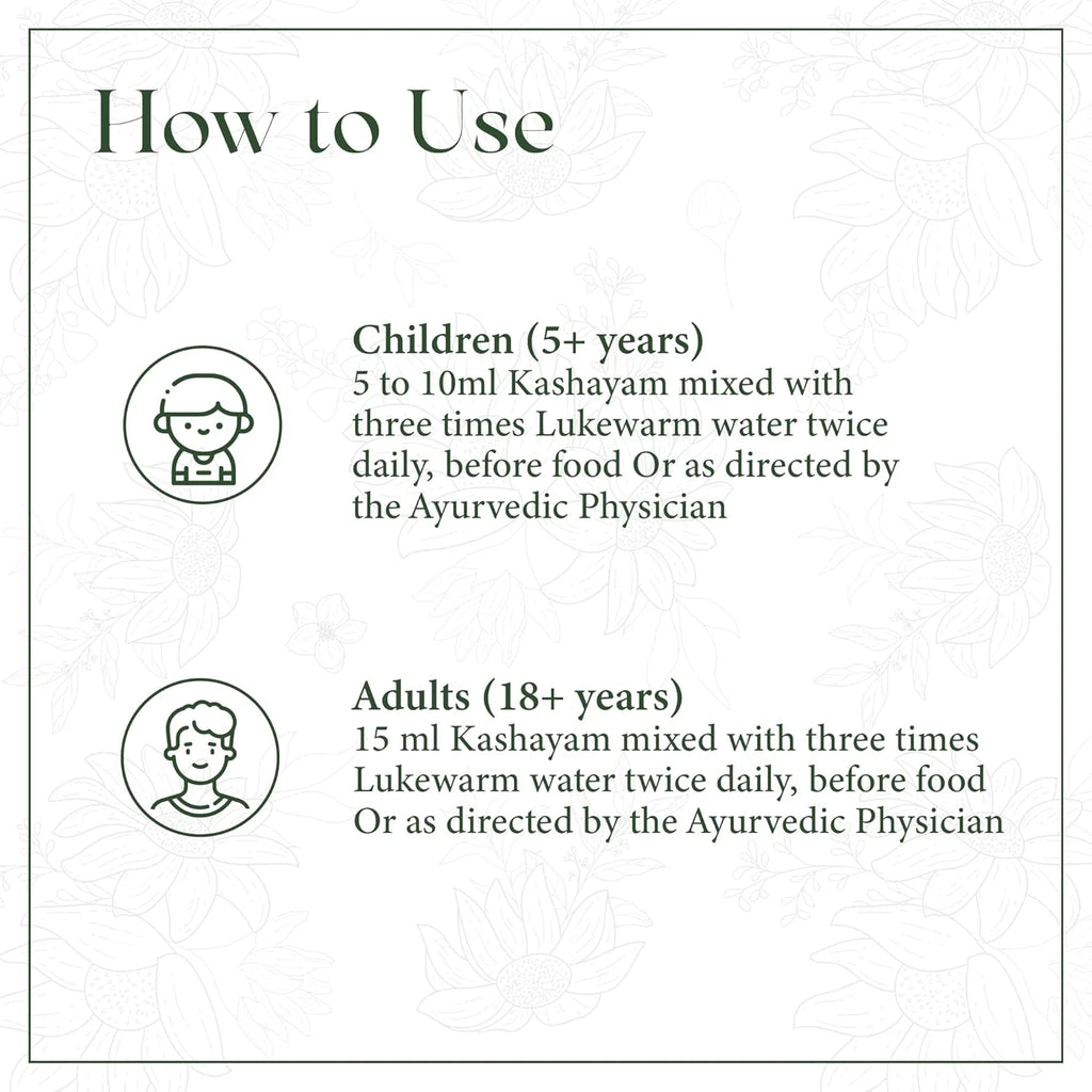 AVP Ayurvedic Kokilakshakam Kashayam Liquid 200ml