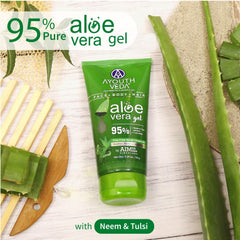 Aimil Ayouthveda Cosmetics Aloe Vera Gel for Face,Hair and Body 150g