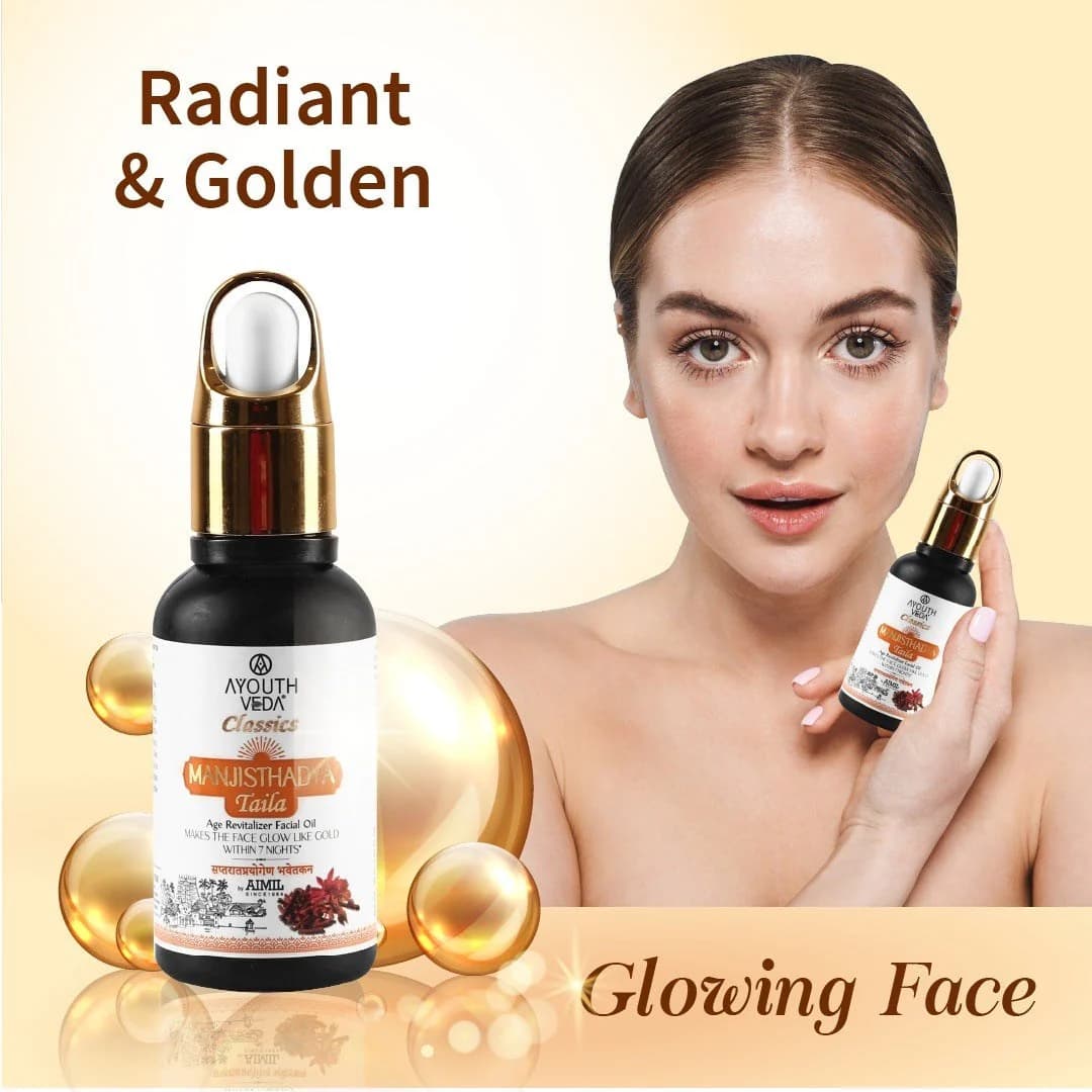 Ayouthveda Manjisthadya Taila Ayurvedic Facial Oil – 30ml