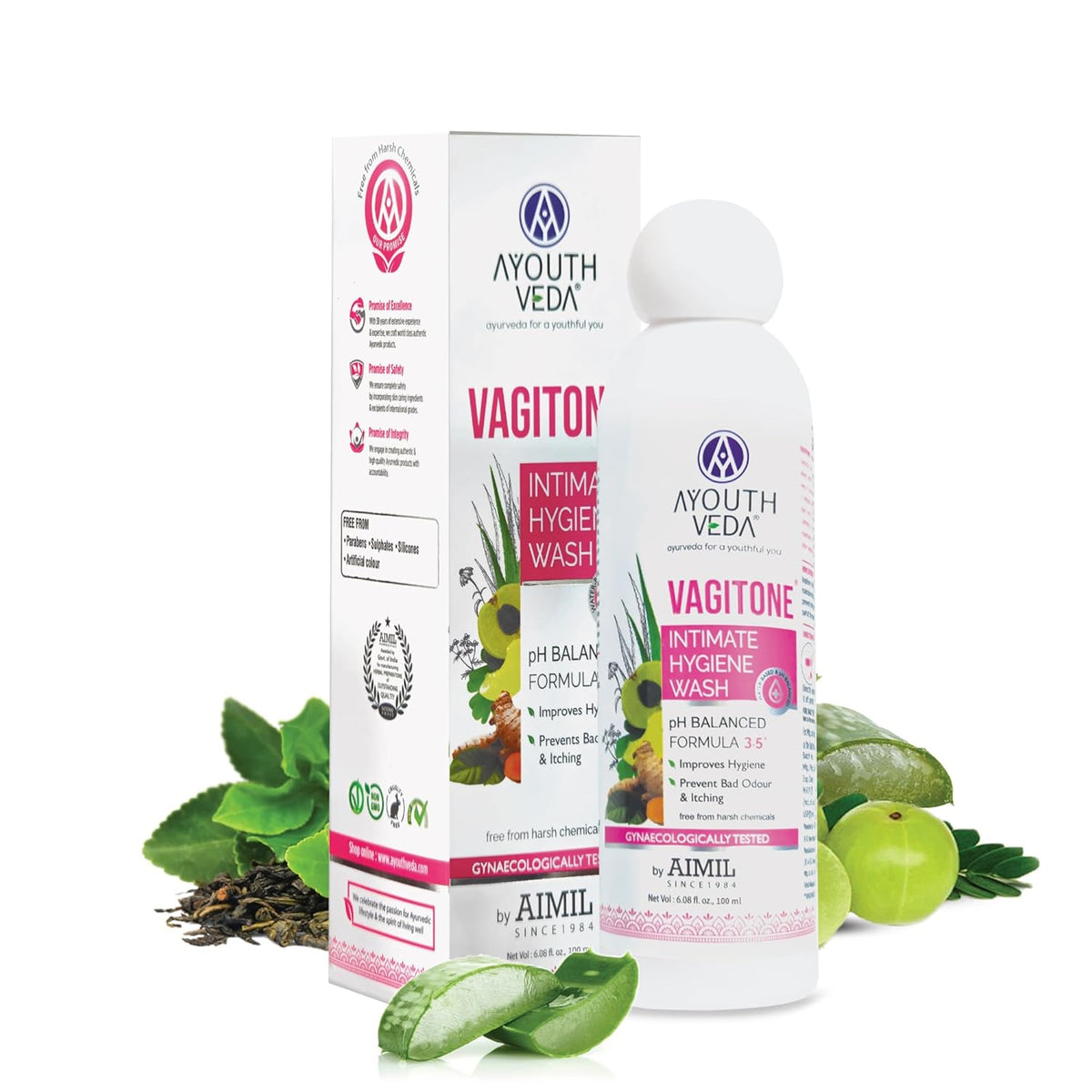 Aimil Ayouthveda Cosmetics Vagitone Intimate Hygiene Wash