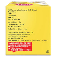 Fem Turmeric Professional Body Bleach 1KG