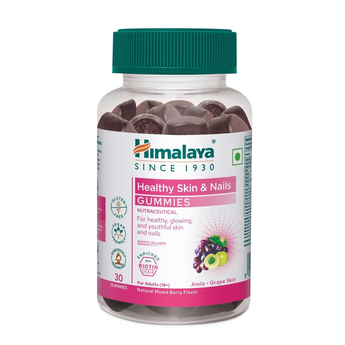 Himalaya Ayurvedic Healthy Skin & Nail Gummies 30's & 60's