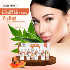 Aimil Ayouthveda Cosmetics Papaya Vera Facial Kit For Glowing Skin 230g