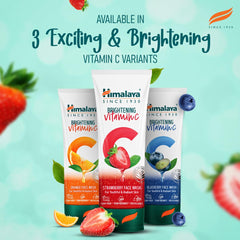 Himalaya Brightening Vitamin C Blueberry,Orange & Strawberry Face Wash