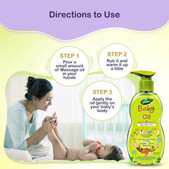 Dabur Ayurvedic Massage Baby Oil 200ml