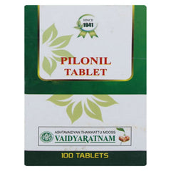 Vaidyaratnam Ayurvedisches Pilonil 100 Tabletten