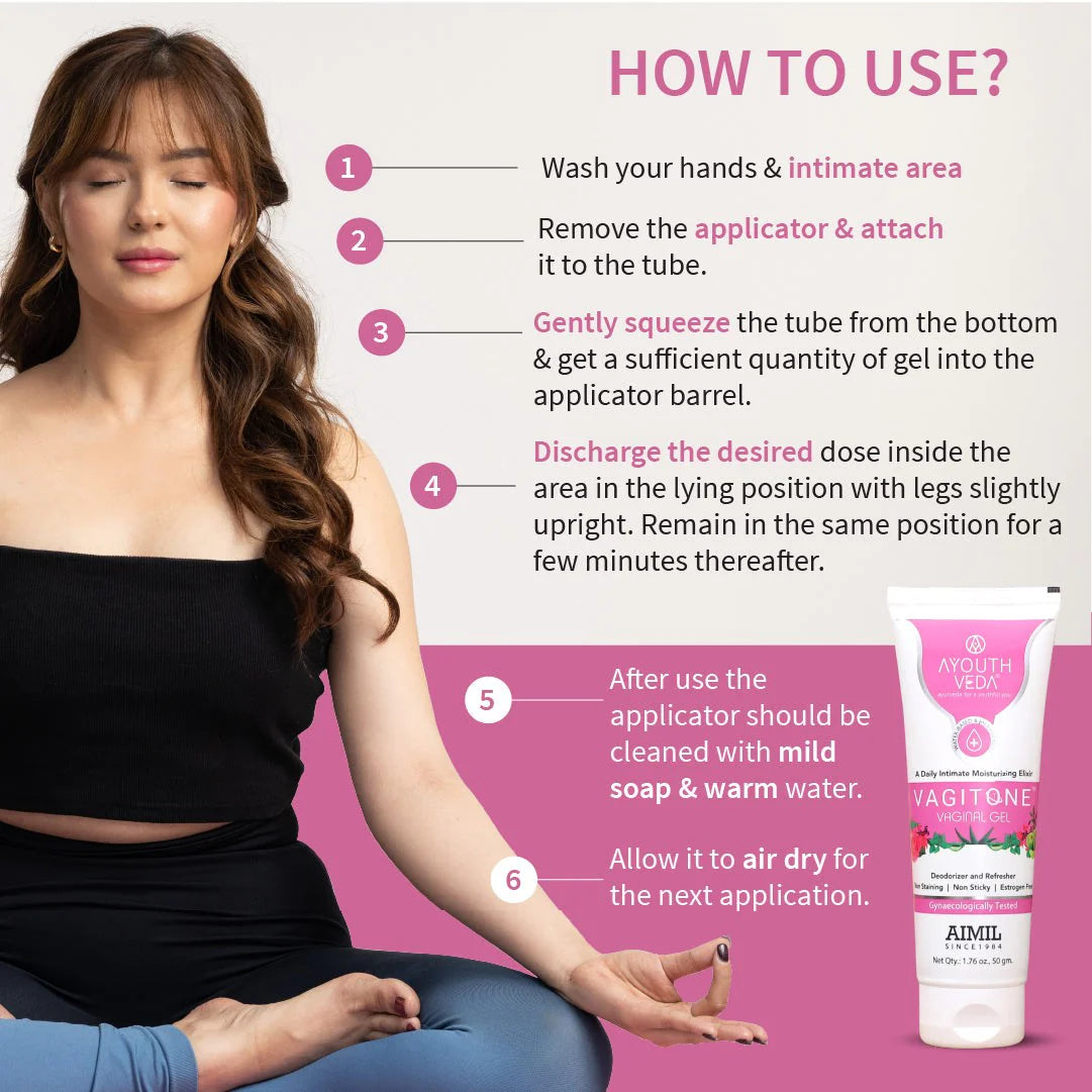 Aimil Ayouthveda Cosmetics Vagitone Vaginal Gel 50gm