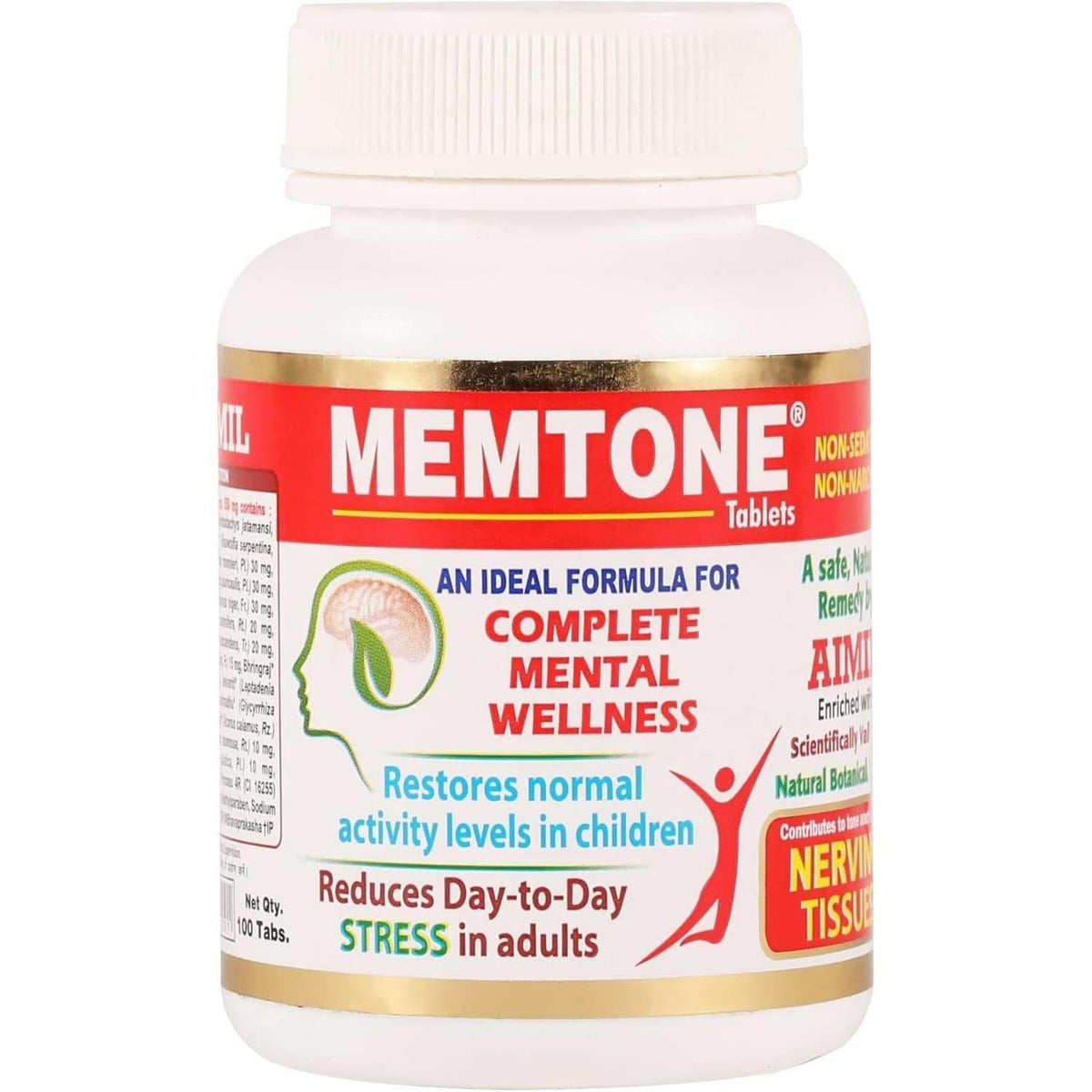 Aimil Memtone Ayurvedic Brain & Nerve Tonic Syrup & Tablet