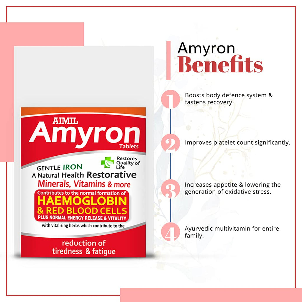 Aimil Ayurvedic Amyron Multivitamins Tablet & Syrup