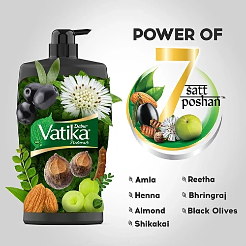 Dabur Ayurvedic Vatika Long & Black Hair Shampoo