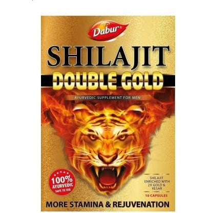 Dabur Ayurvedic Shilajit Double Gold 10 Tablets