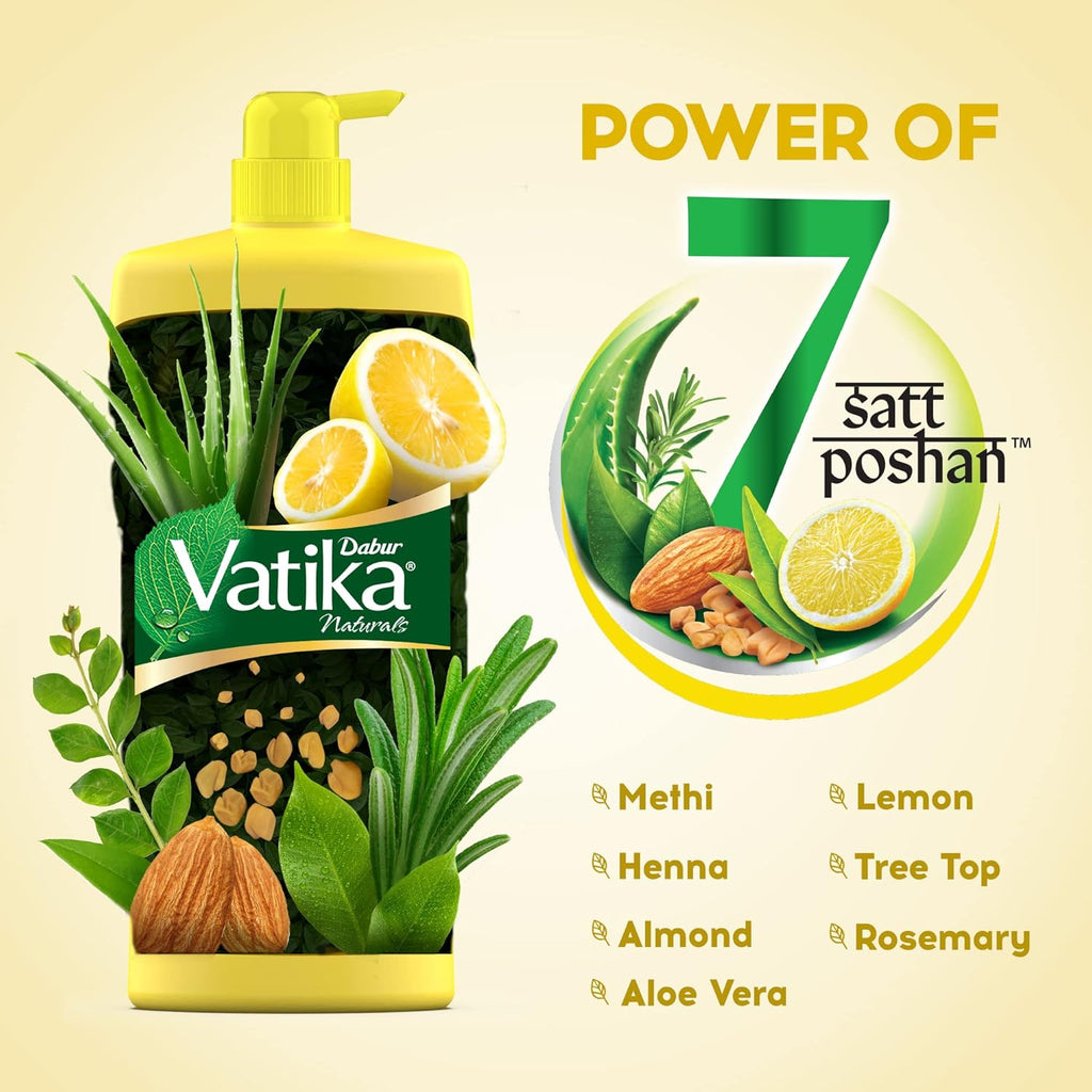 Dabur Ayurvedic Vatika Naturals Anti Dandruff Hair Shampoo