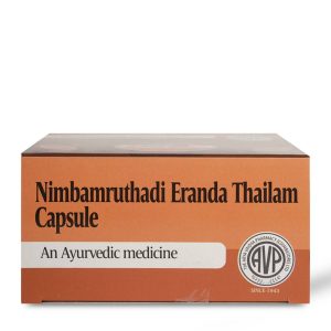Arya Vaidya Pharmacy AVP Nimbamruthadi Eranda Thailam Ayurvedic Capsules