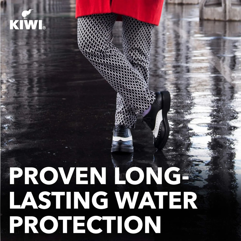 KIWI Shoe Polish, Black, 4.5 Ounce, 40g X Pack of 4